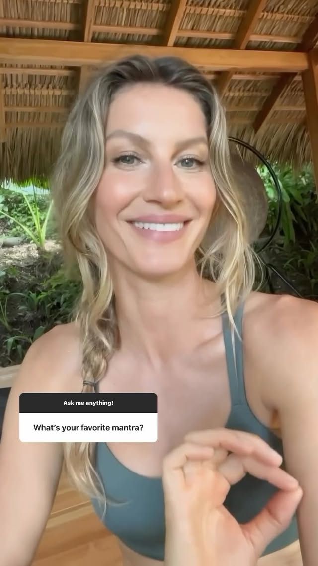 🤍 @gisele 🎥 @gaiaherbs by @giselequotes