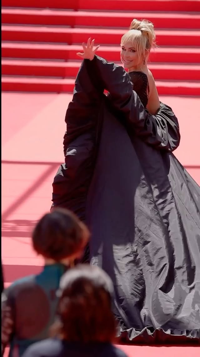 Olly Vento Stepping onto the iconic red carpet of Cannes ❤️ #cannesfilmfestival #redcarpet by @olllyvento