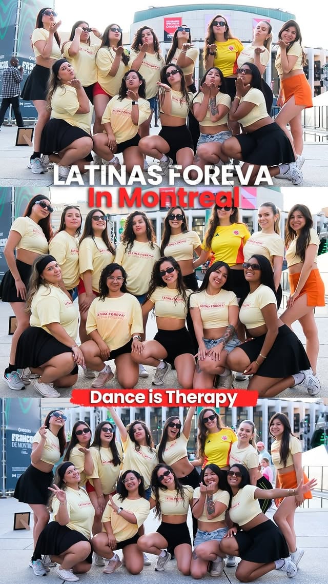 SPOTTED 🚨 : LATINAS EN MONTREAL 🇨🇦 Dance is our therapy. Our rebellion. Our celebration💃🏻.Fière. Libre. Sauvage. Présente✨.Bailar no es sólo mover el cuerpo. Es soltar los miedos. Reír y gozar.Conectar contigo misma. Así se siente @bailoterapia__ Te unes a la próxima😏? La energía no miente y nosotras tampoco🙂‍↔️.By @yeyebaila #BailoterapiaMontreal #LatinasEnMontreal #BailaConIntención #MovimientoFemenino #DanserPourVivre by @yeyebaila