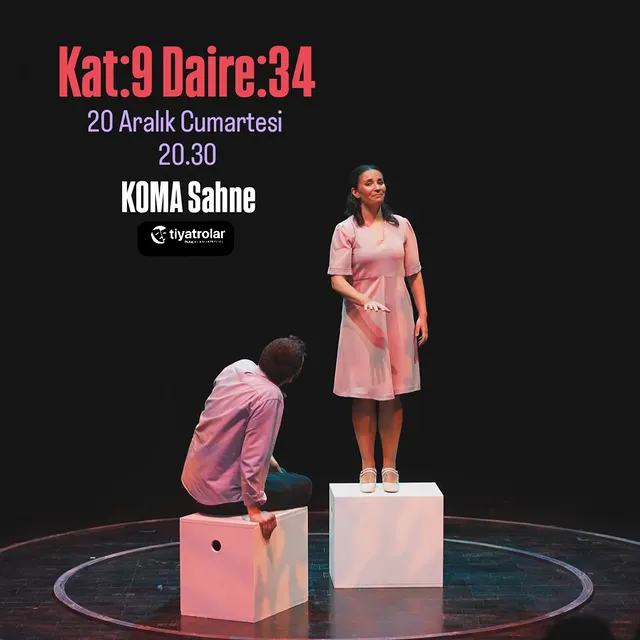 Kat:9 Daire:34 🏠 20 Aralık Cumartesi saat 20.30’da Koma Sahne’de @komasahnesi 🌱Biletler, tiyatrolar.com’da @tiyatrolar. 🌱“Bence özellikle erken geldin, apartmanın önünde bekledin, biri girince tuttun kapıyı içeri dalın.”Yazan&Yöneten: Adil Şahin @adilsahinadil Yardımcı Yönetmenler: Yaren Çavdur, Eda Nur Ertem, Berk Konaçoğlu @yarencavdur @edaertem4 @berkkonacoglu Oynayanlar: Beyza Ergezer Şahin, Adil Şahin, Bengü Atar, Berk Konaçoğlu @beyzaergezersahin @adilsahinadil @benguatar_ @berkkonacoglu by @adilsahinadil