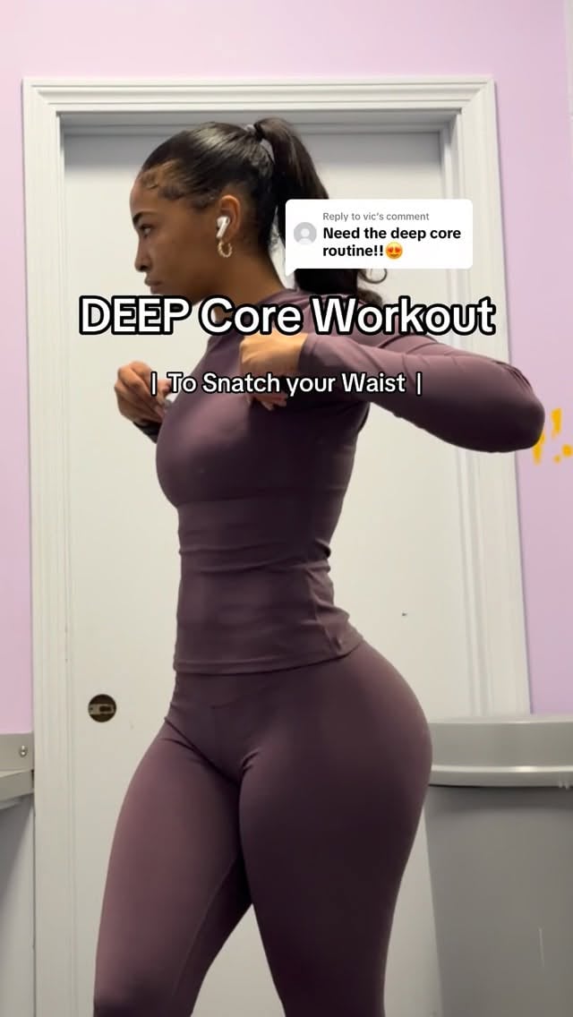 You can never make me skip a deep core routine.🤏🏽🤏🏽 #missssgray Nobody cares but God, get up and get to it 🤪💜 by @missssgray