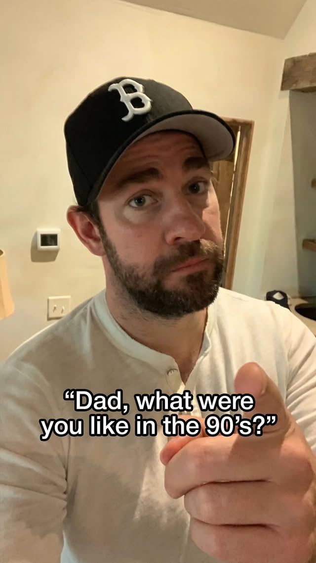 John Krasinski In The 90's by @didyoucatchthistv