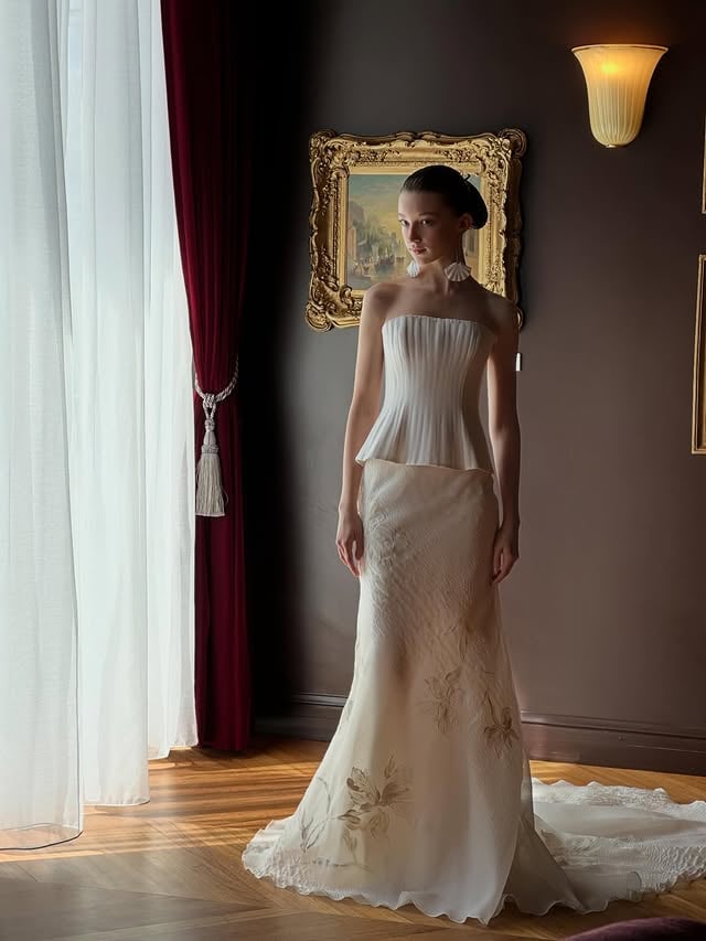 One day I’ll say yes!But for now, I have another shooting for amazing wedding dresses.So many styles, colors, silhouettes… and somehow, every single one still feels special. There’s something magical about it.And it makes me wonder — if it feels this way now, what must it feel like when it’s truly your moment 🧚🏻‍♀️ by @kira_zhura