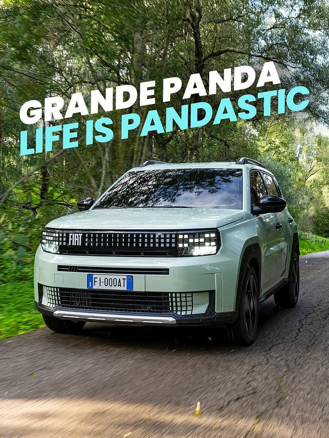 Even on a desert island, Grande Panda brings joy to every day. ⁣From Pixel LED headlamps to the 10” touchscreen, every detail is designed to help you enjoy the moment. 🐼🏝️🎶 by @fiat