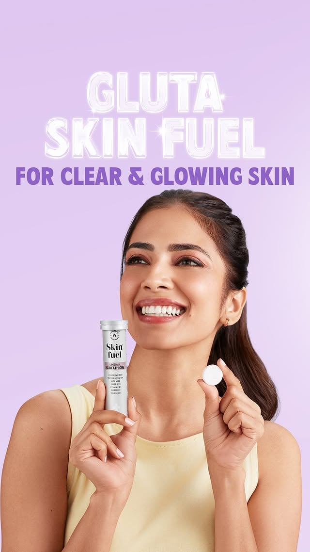 There’s nothing like the confidence of glowing skin, even in peak summers☀️ That’s why I treat mine with Wellbeing Nutrition’s Gluta Skin Fuel. It’s refreshing, effective, and easily my favorite way to start the dayWhy it works: * 600mg liposomal glutathione. * 4x Better absorption Vs standard glutathione. * Added goodness of hyaluronic acid, vitamin C, vitamin E, and more. If your summer routine feels like it’s missing something, this is probably it. Get your pack of Gluta Skin Fuel at @wellbeing.nutrition. Use code ‘MalavikaM5’ for a special discount! ✨ by @malavikamohanan_