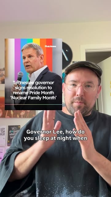 I don’t care what you call it @govbilllee …

It is H O L Y ✨

#nuclearfamily #pridemonth #tennessee #maga #politics