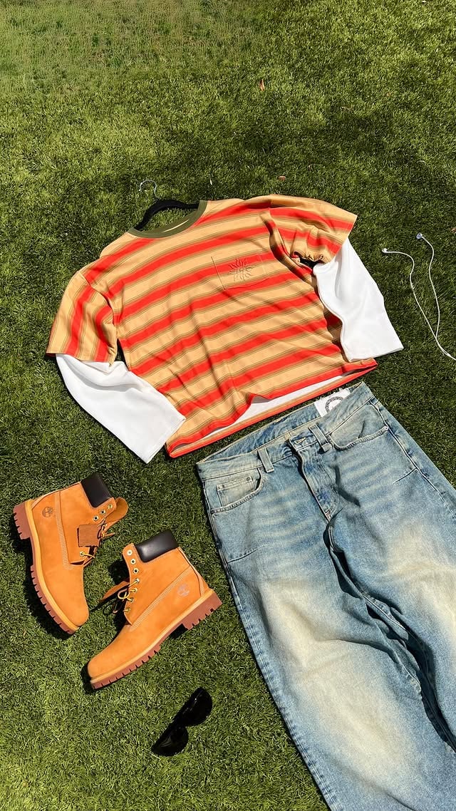 #adv @timberland @timberland_eu Festival season is back baby, and so are my 6-inch yellow boots 💫 #Timbs #Timberland by @patrizio_morellato