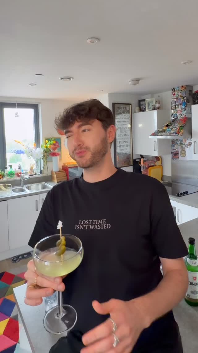 next step to being a martini gillll🥒🍸✨🤍 what’s next for me?...#pickle #cocktail #drinkresponse #martini #picklemartini by @markyyferris