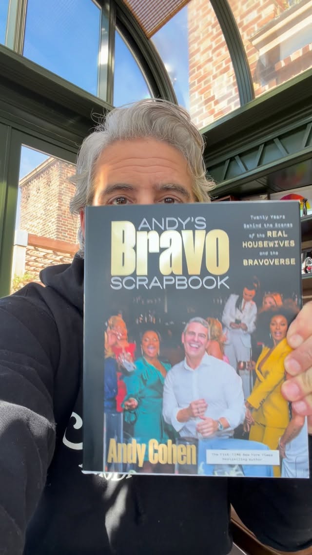 ANDY’S BRAVO SCRAPBOOK - Out October 20! This is the ultimate Bravo Coffee Table book featuring 20 years of photos from my personal archive! Pre-Order now, link in bio! by @bravoandy