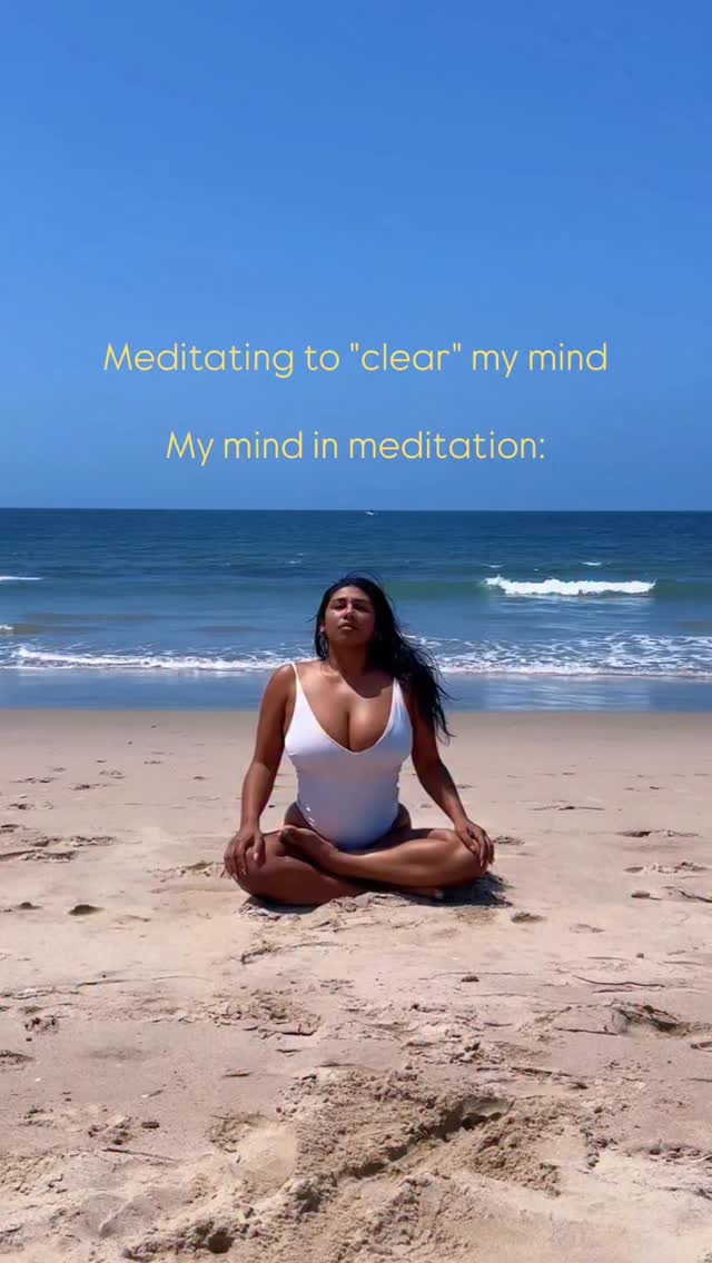 "You teach yoga, you must be so calm" 😅🥴 by @shainapriya_