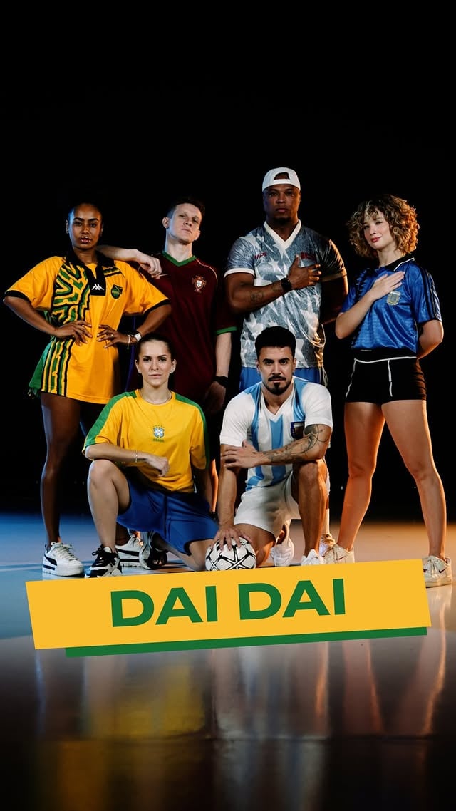 Já pode entrar no clima da Copa? 🌎😎Porque DAI DAI já colocou todo mundo pra dançar por aqui 🔥⚽️💚Dançarinos: @alinemramos @allanhramirez @d_astral @vickpirees @tiagomontalti @naianedarlenn Música: @shakira by @fitdance
