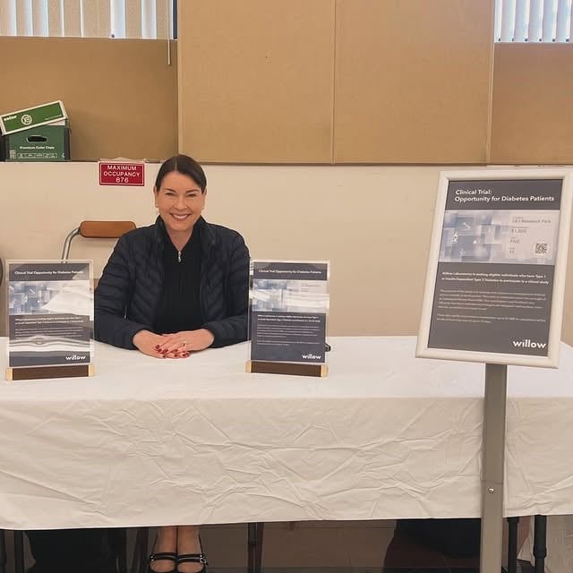 Happy to be part of the Free Community Health Fair at the Jain Center today. Grateful that Willow Laboratories is supporting this initiative as a donor and contributing to community health.I’m here sharing more about our clinical trials and also about Nutu, our digital health app focused on prevention and helping people build healthier habits.#CommunityHealth #ClinicalTrials #Nutu #WillowLabs by @dradianeperez