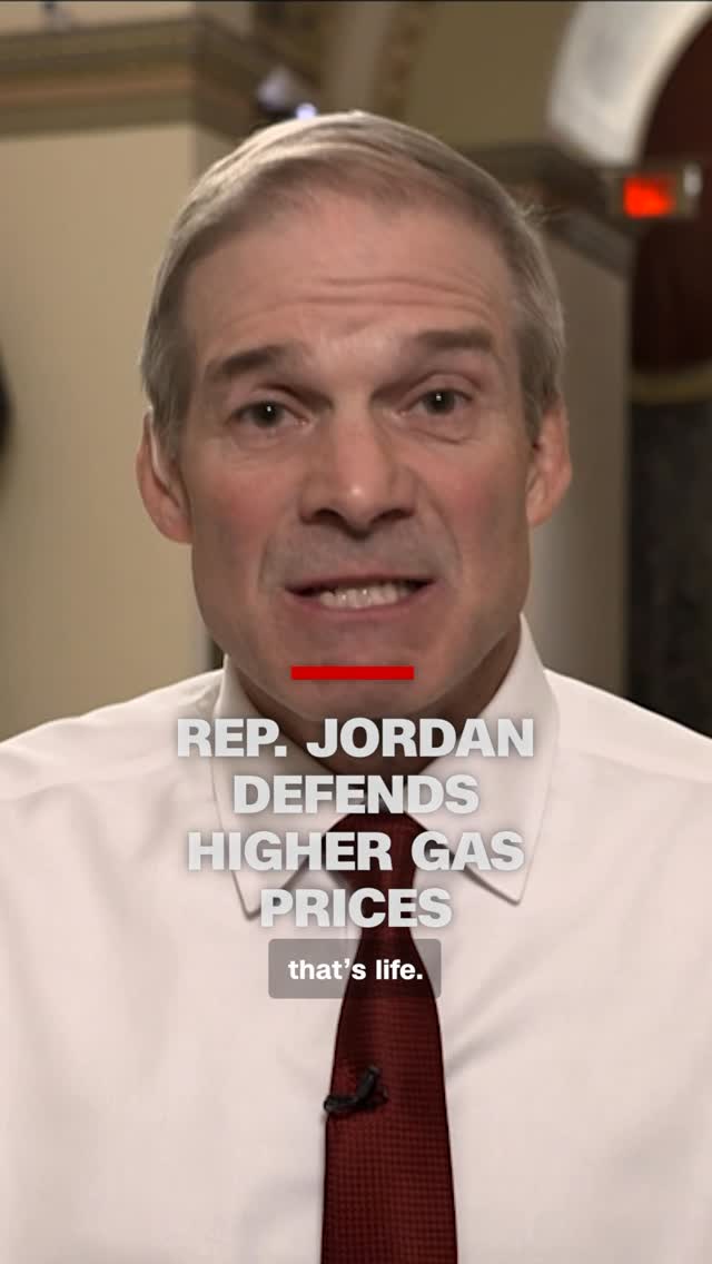 What Jim Jordan said about high gas prices under Biden vs. Trump. by @kaitlancollins