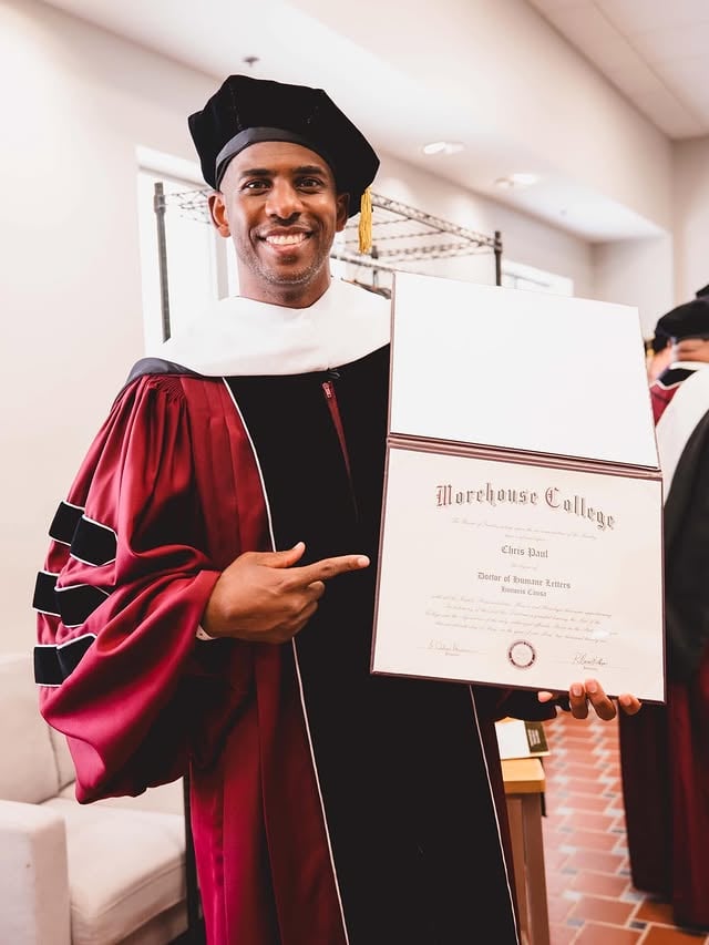 To the @morehouse1867 men I met this weekend… thank you. by @cp3