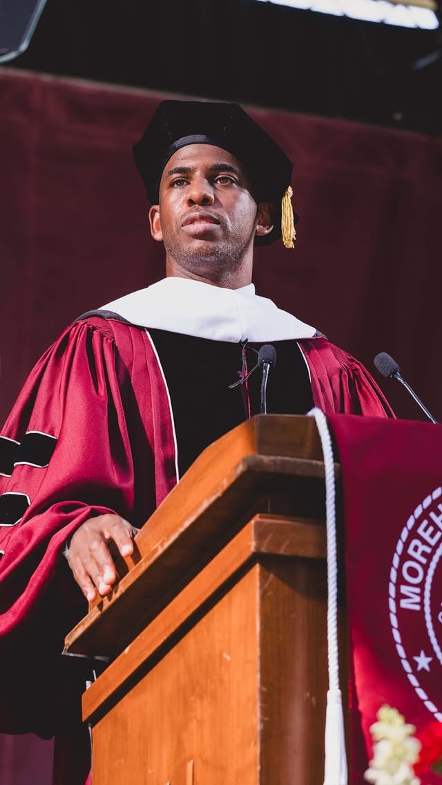 Thank you @morehouse1867, was truly an honor 🙏🏾 by @cp3