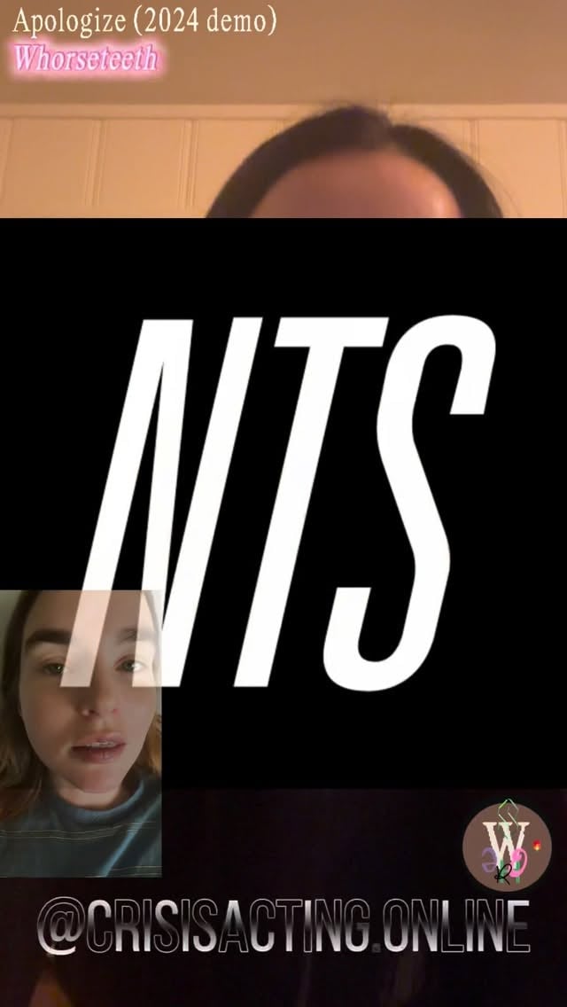 On May 26, you could listen to me if you so desire on @nts_radio for Blooming in Filth w/ @crisisacting.online (one of my favorite accounts on Instagram) ~ I’ll be playing a myriad of sounds which will include some previously unheard @whorseteeth tracks, like this one called Apologize ⚔️