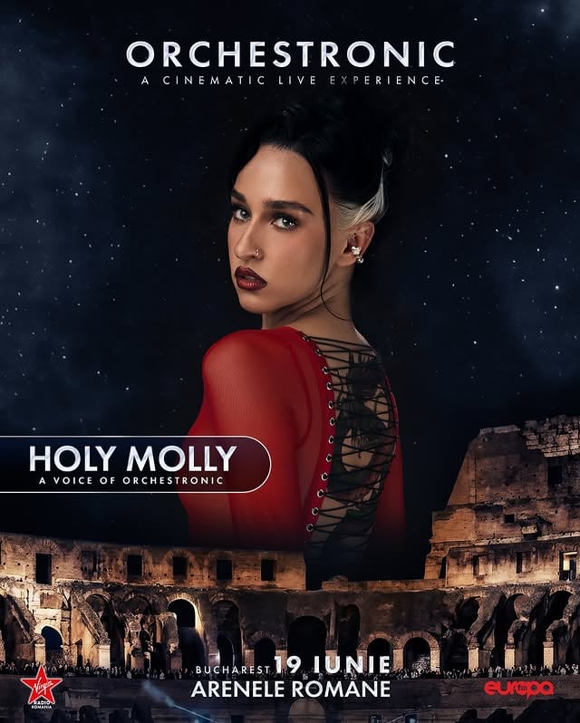 THIS IS HAPPENING.@holymolly.guacamolly joins ORCHESTRONIC ⚡Pe 19 iunie 2026, la Arenele Romane din București, Holy Molly urcă pe scena ORCHESTRONIC pentru un moment special, unde energia pop-ului contemporan întâlnește forța unui show orchestral live.One night. One stage. One experience.Bilete disponibile pe eventim.ro/orchestronic#ORCHESTRONIC #OneNightOnly by @holymolly.guacamolly