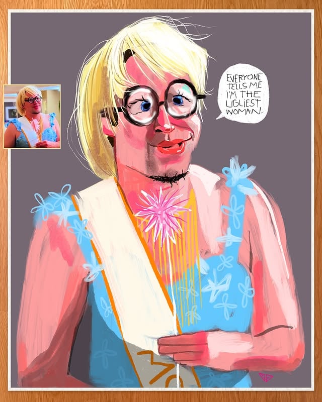 BRING FORTH THE UGLY ONE! 🤣🏆💅🏻📺: The Valley by @drunkdrawn