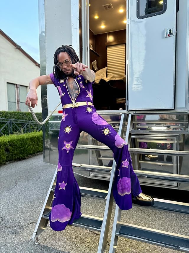 From sketch to screen ///.Created in collaboration with costume designer Bao Tranchi for K-Pops!, Anderson .Paak’s feature film debut, this custom Jimmy Chelsea platform boot was designed for a drum performance sequence envisioned as one of the film’s standout opening moments..Starting from an original United Nude silhouette, the pair was transformed with an elevated platform and custom gold finish to match the energy, movement, and cinematic world of the character..A true shoe moment brought to life through collaboration, craftsmanship, and costume design..@anderson._paak × @baotranchi × @unitednude by @unitednude