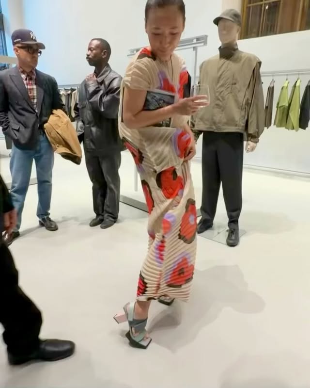 SS26 /// As seen at the Issey Miyake New York flagship opening. Featuring the Contruct Hi Sandal on Jing Liu and the Vector Heel on Angela Cheng. Available at unitednude.com..Congratulations to Solid Objectives Idenburg Liu @solidobjectives .#unitednude #youinun #IMXUN by @unitednude
