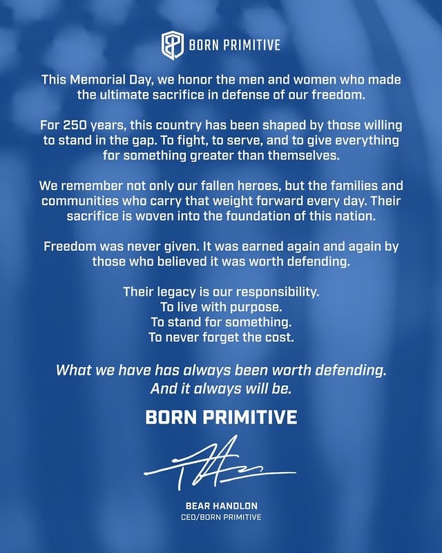 This Memorial Day, we remember. by @bornprimitive