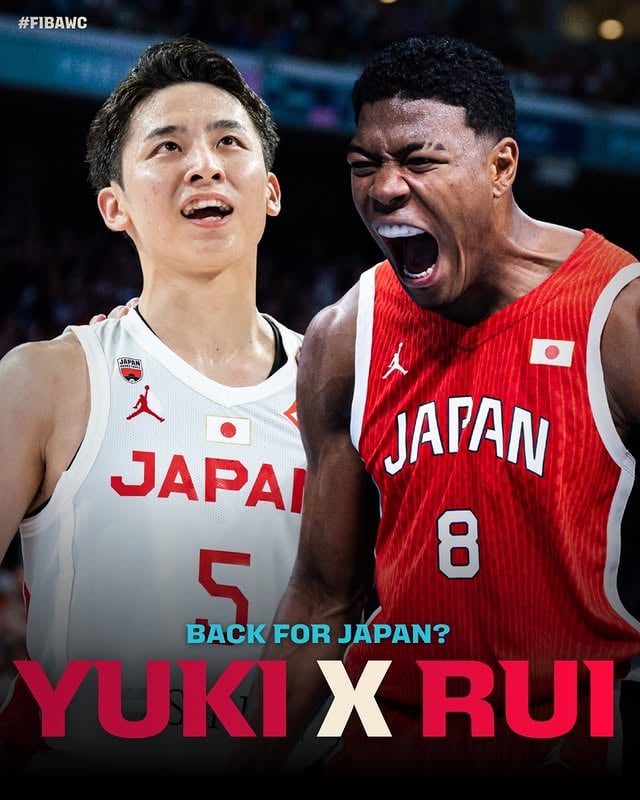 Bringing in the big guns 👀 Yuki Kawamura and Rui Hachimura are on Japan's long list as a busy summer awaits the red and white 🎌#FIBAWC by @asiacup
