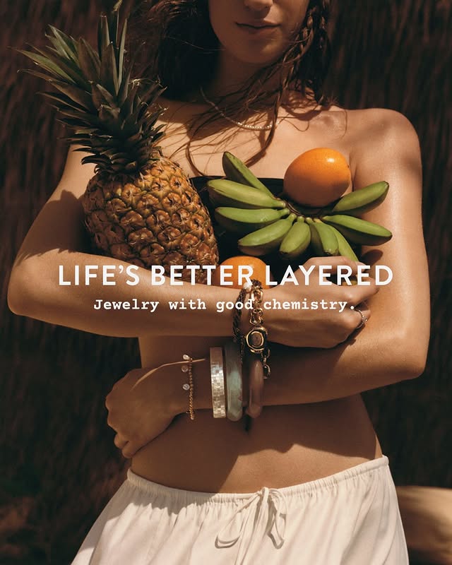 From the pages of our accessories catalog: Let your jewelry do the layering. Think stacks of sculptural bangles, mixed-metal rings, pendant necklaces, and pearlescent details that make the whole look. Shop the trend at the link in bio. by @anthropologie