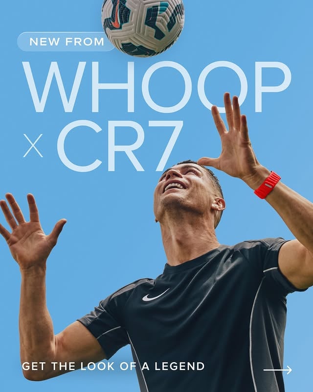 Get the look of a legend. The latest custom CR7 SportFlex bands are here, available in Home 🔴 and Away ⚪. by @cristiano