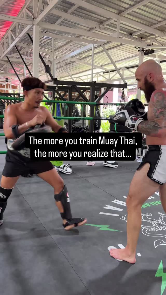 7 things you realize after you've been training for awhile... 1️⃣ The sessions you almost skipped end up being the ones that move the needle.2️⃣ Nobody at the gym is paying attention to you. They're too in their own heads.3️⃣ The guys who make it look easy aren't more talented. They just didn't quit when it got boring.4️⃣ Real confidence is quiet. It builds slow, one honest round at a time.5️⃣ Recovery isn't a break from training. It's part of the training.6️⃣ The better you get, the more you realize how much you still suck.7️⃣ You're never going to feel ready. You just lace up and go.Comment BAG and I'll send you the free heavy bag workout I use to keep my sessions focused instead of random 👊 by @themuaythaiguy