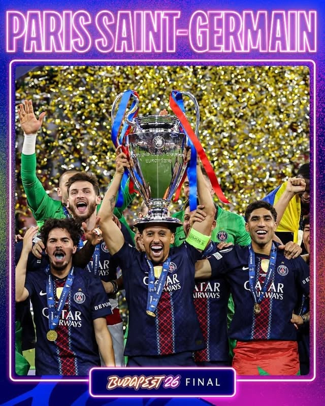 Paris. Again. 🏆#UCLfinal by @championsleague