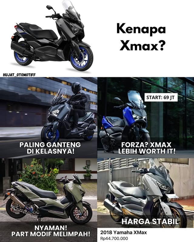 xmax emang semenarik ituu ya...😵‍💫ada yang punya?atau masih jadi wishlist? 🤤