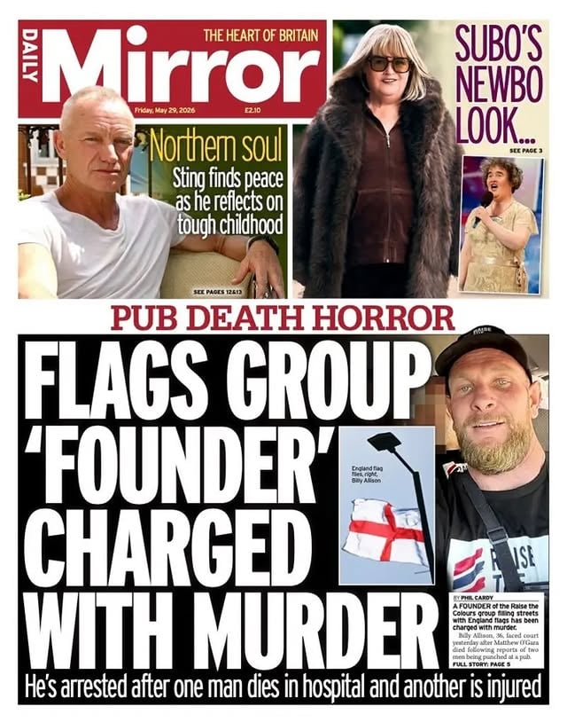 Far right Raise the Colours founder in Birmingham has been charged with murder. How patriotic of him. by @standuptoracismuk
