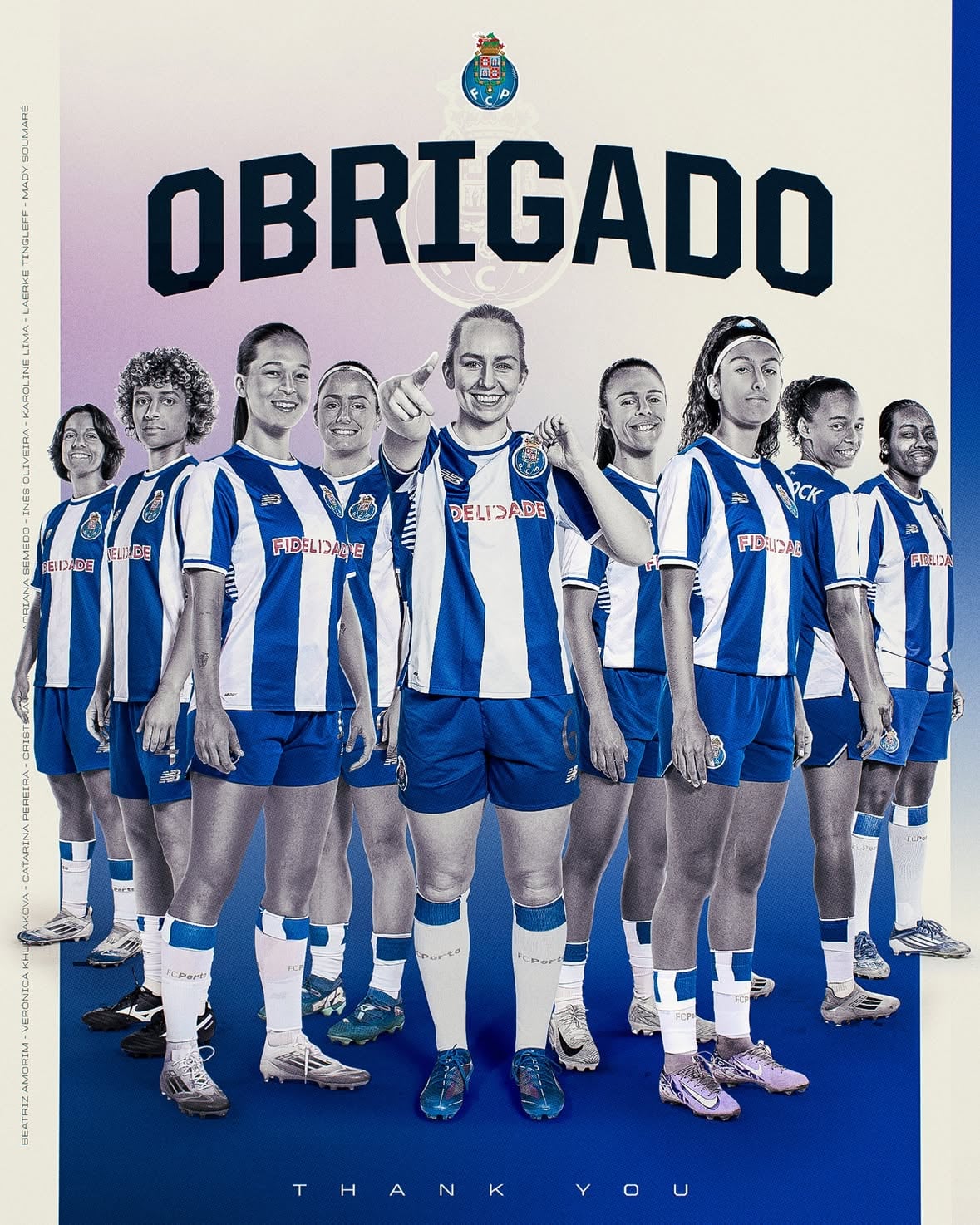 Para sempre na nossa história 💙
Obrigado por tudo o que deram ao FC Porto e as maiores felicidades para o futuro.