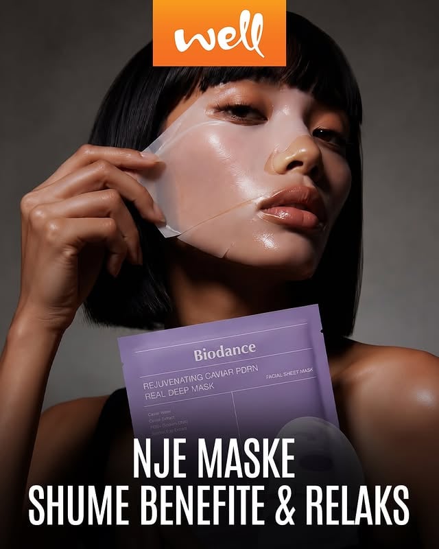 Maska me e re Biodance qe do te gjeni ne Well kombinon fuqine e haviarit dhe PDRN duke rigjeneruar thellesisht lekuren dhe forcuar barrieren e saj mbrojtese.▫️E pasur me proteina dhe lende ushqyese esenciale, maska e ndihmon lekuren te duket me elastike, dhe me glow natyral.▫️Hidraton ne thellesi dhe ruan vitalitetin e lekures.Antialergjike✔️Pa perberes irritues✔️Pa alergjene✔️Pa substance te demshme✔️Koha per ta provuar…#biodance#caviarpdrnfacemask#well#wellalbania#beautyandcare by @wellalbania