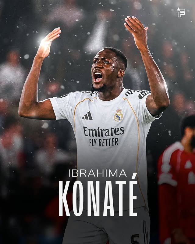 🚨 Ibrahima Konaté VA S’ENGAGER avec le Real Madrid SI Florentino Pérez remporte les prochaines élections présidentielles du club, selon les informations d’El Chiringuito ! 🗞️Les élections auront lieu ce dimanche 7 juin, et Enrique Riquelme est prêt à défier Pérez pour la présidence. 👔Selon @marcosbenito9, une victoire de Pérez scellerait l’arrivée du défenseur français chez les Merengues pour un contrat de quatre ans. 👀Pour rappel, l’ancien joueur de Liverpool est actuellement libre de tout contrat après son départ des Reds cet été. ✨Alors, Konaté au Real Madrid, une bonne ou une mauvaise idée ? 👇🏽 by @footmercato