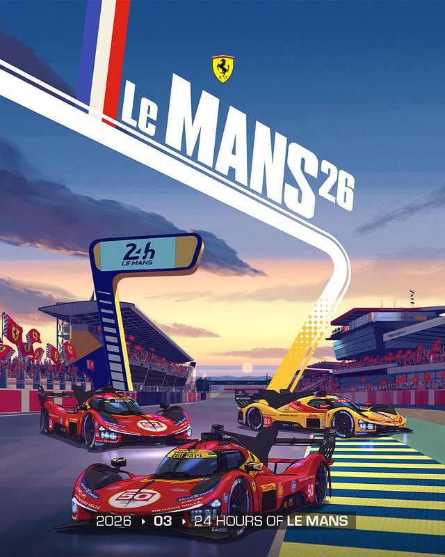 It’s finally time, Le Mans race week begins 𝑵𝑶𝑾 🇫🇷🙌

Round 3/8 |📍#LeMans24

🖌️ Cover art by Matteo De Longis
#FerrariHypercar #WEC #LeMans24