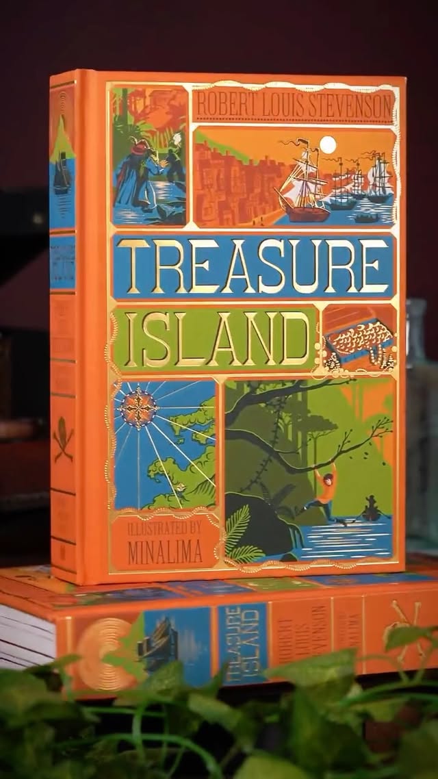 Are you ready for the adventure of a lifetime? ⚔️ 🏴‍☠️ Pre-order Treasure Island now at minalima.com 🌴 by @minalimadesign