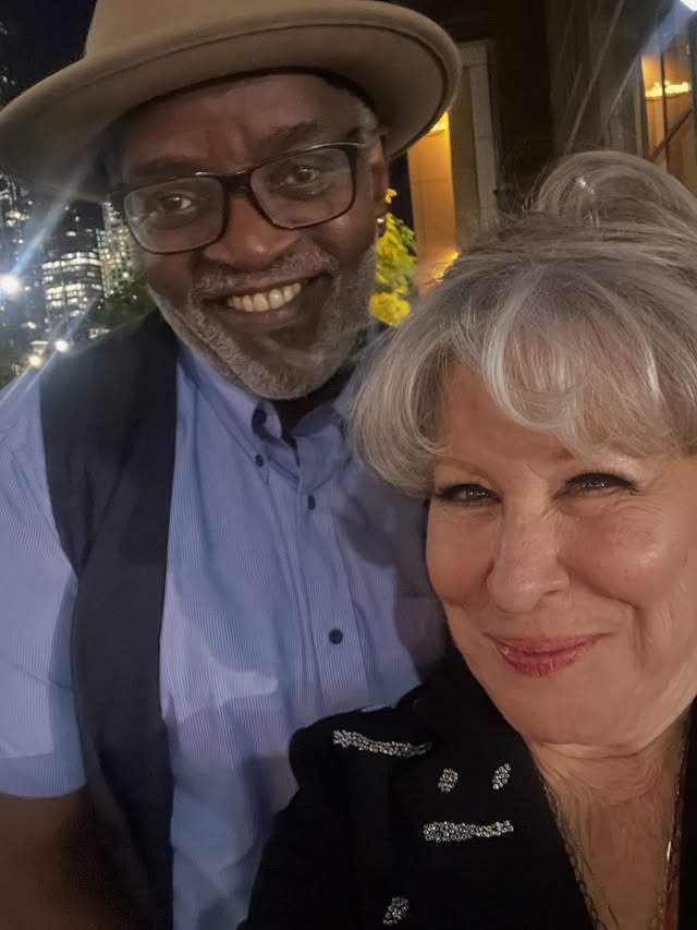 A dream come true! Me with #FabFiveFreddy! Get his book, #Everybody’sFly… by @bettemidler