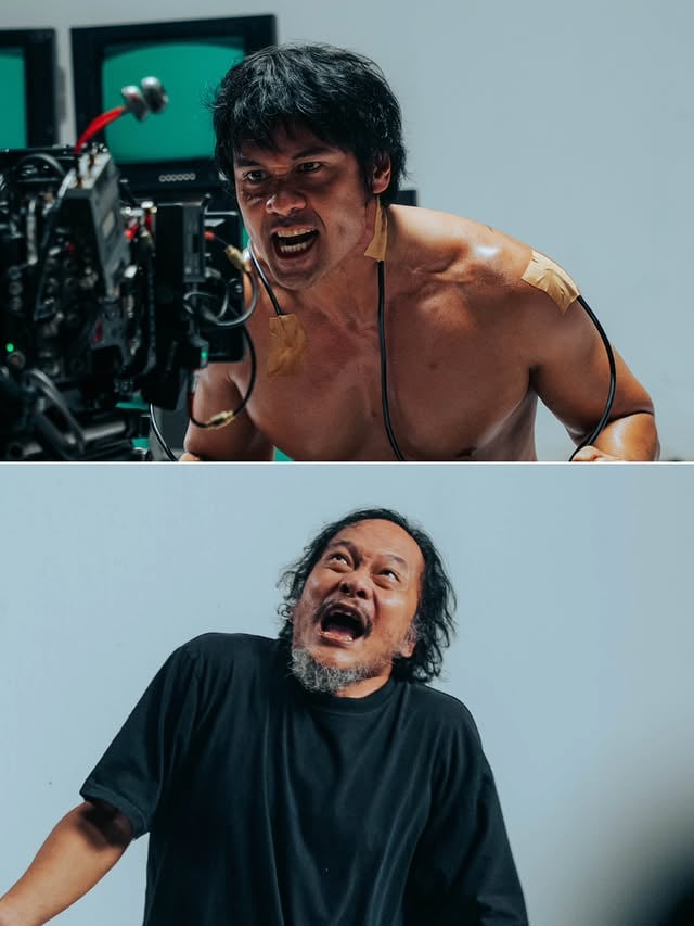 •foto-fotodi belakang dosa alias behind the sin🤪dari pembuatan MV single teranyar guayang musiknya di produce oleh DJ kesayangan gua : @raggil_suliza dimanalagu ini akan featuring dengan my belovedbradeur @chicco.jerikho dan disutradaraioleh @bonapalma , yaqng berjudul :DOAMAT !bakal kayak apa lagudan MV-nya? ditunggu release lagu &MV-nya di minggu ke-tigabulan ini yak, luuuur 🔥🔥🔥#DOAMAT#IWAKfeatCHICCOJERIKHO#lagubarunyaiwak by @iwaktherockfish