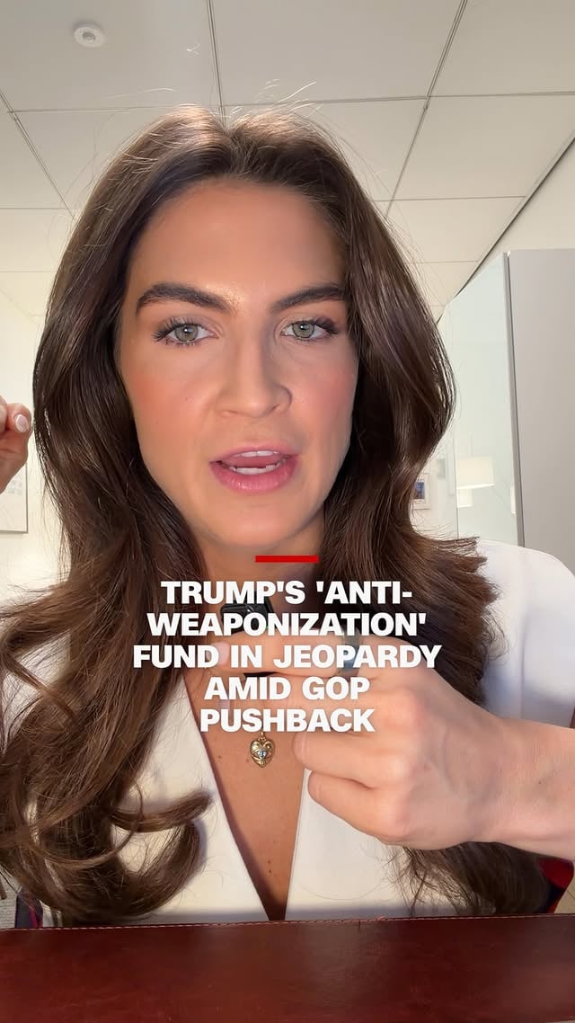 CNN's @kaitlancollins explains how a GOP revolt could kill President Trump's proposed $1.8 billion "anti-weaponization" fund that critics have called a slush fund for Trump allies. Read more at the link in our bio. by @kaitlancollins