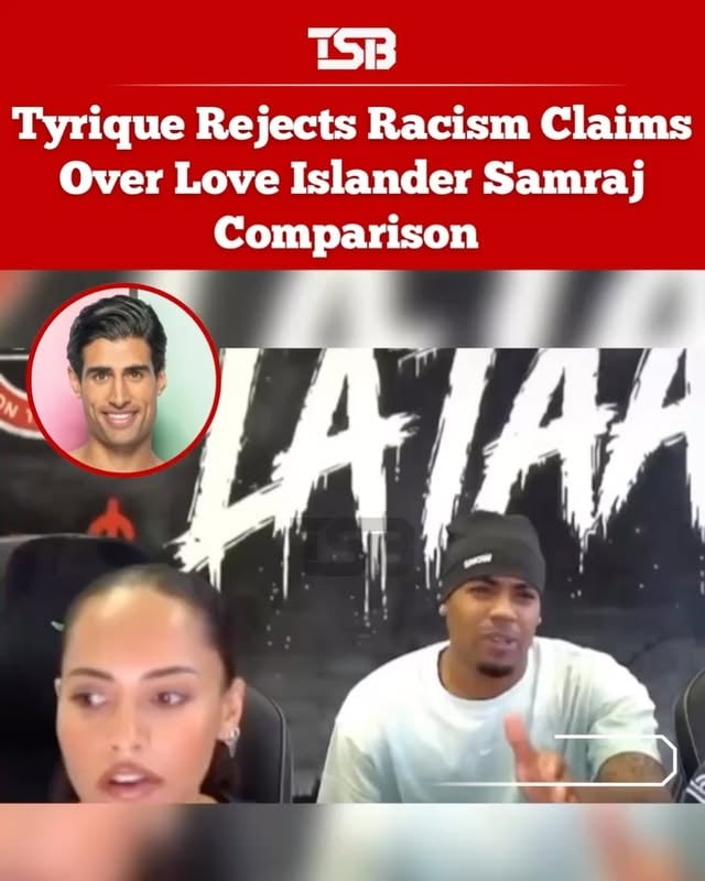 #TyriqueHyde has responded after facing backlash online over comments comparing contestant Samraj to YouTuber Vikkstar123. Some members from the South Asian community have accused the former Love Island star of making a racist remark.Addressing the criticism, Tyrique doubled down on his comments, insisting that the comparison was intended as a compliment rather than a racial jab. He argued that his words had been taken out of context and rejected claims that he was targeting Samraj’s ethnicity. #TSB #TSBTalks by @theshadeborough