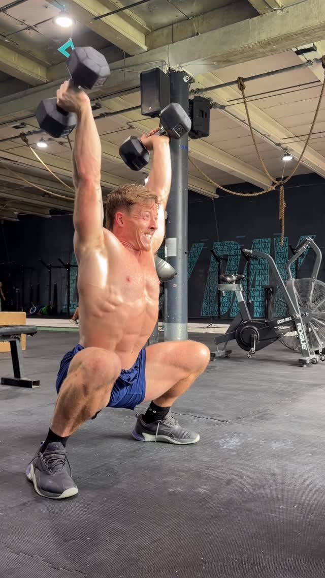 I don’t think I’ve ever done these before, but I remember being impressed seeing @jhopper3 do them a while back! Good little accessory piece to work on maintaining a vertical torso and getting your arms in a good overhead position, which should both directly benefit your snatch! by @nohlsen