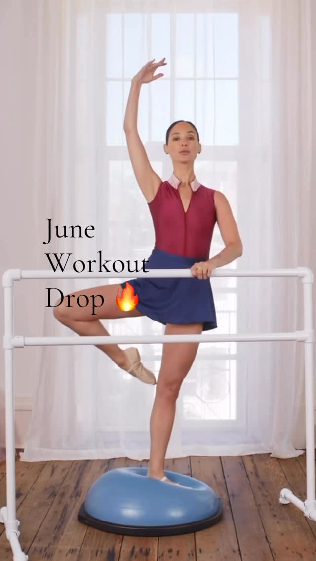 All NEW Ballet Beautiful for June! We ❤️ Monday workout drop. This month’s custom training includes brand new barre work, Swan Arms & CORE. Now Go get em’! by @balletbeautiful