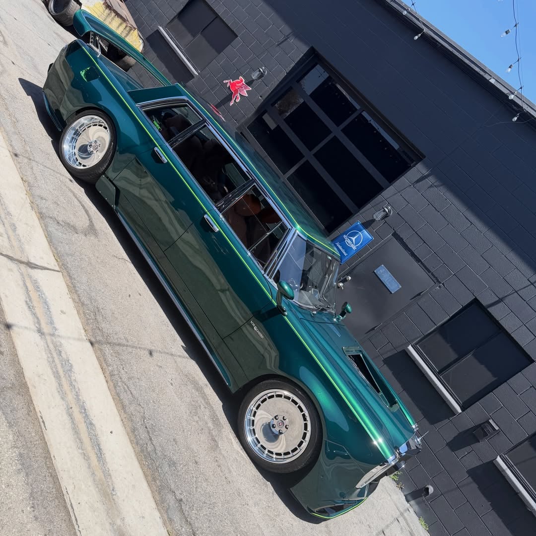 How can you explain what this car is 1971 600 x 2026 S63 but wasyyyyyyyyyy more then that!! Most incredible retro car EVER!! @s_klub_la @slang500 this is a must see in person...from the craftsmanship to the performance and all the details can stare at it for hours and hours! by @pcny