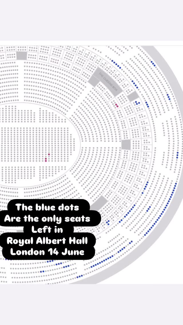Tickets at The Royal Albert Hall are almost gone . Grab the last few tickets. London June 14th. Tickets on my website in bio by @bassem