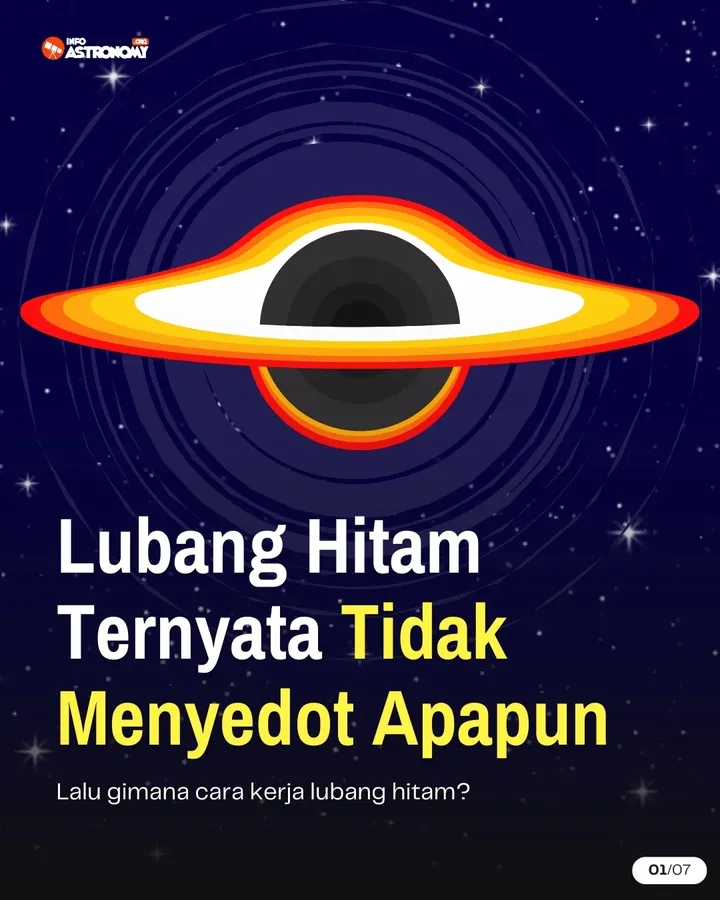 Pada usia berapa kamu baru tau kalau lubang hitam itu ternyata tidak menyedot apapun?

Simak selengkapnya lewat mikroblog #InfoAstronomy berikut ini yuk~
