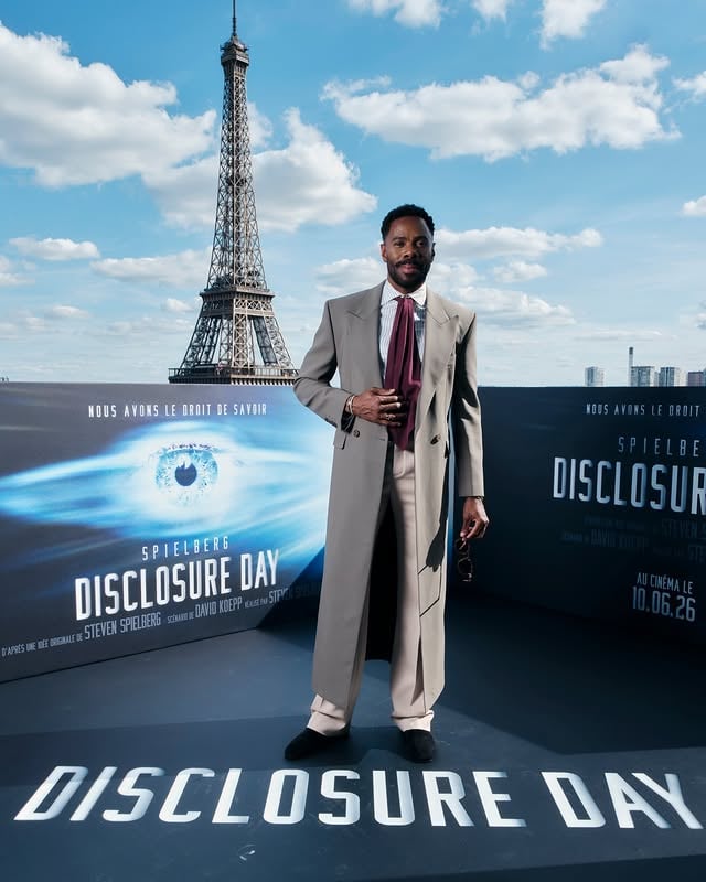 Colman Domingo, Steven Spielberg, Emily Blunt, Josh O'Connor and Wyatt Russell attend the 'Disclosure Day' Paris photocall. 📷 Pierre Mouton/Getty Images for Universal Pictures by @disclosureday