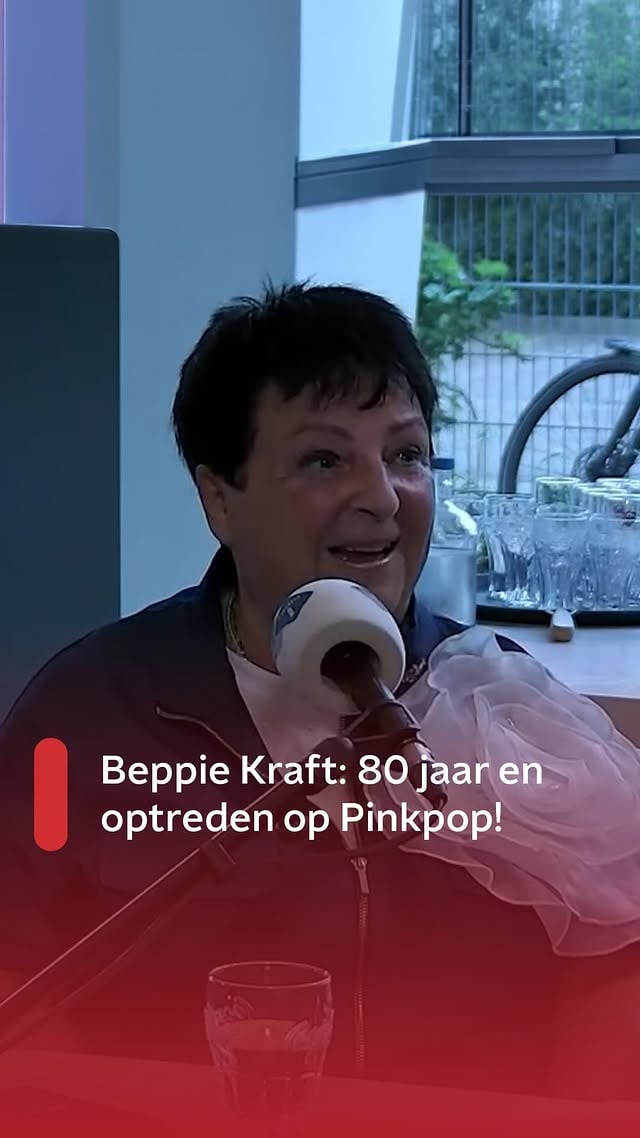 Beppie Kraft wordt deze vrijdag 80 jaar! Voor haar verjaardag krijgt ze een van de mooiste cadeaus die ze zich kan bedenken: op 21 juni staat ze namelijk op Pinkpop, als oudste artiest ooit. #terplekke by @nporadio1