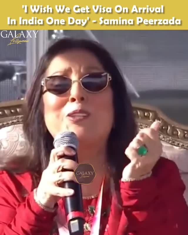 During a recent interview, Samina Peerzada expressed her heartfelt wish to reunite with her Indian friends, whom she has been unable to meet due to visa and travel restrictions. She advocated for visa-on-arrival facilities for citizens of both countries and encouraged the revival of cross-border cultural and artistic collaborations that once helped strengthen people-to-people connections between India and Pakistan🙌🏻 #SaminaPeerzada (📸: @rekhta_foundation)