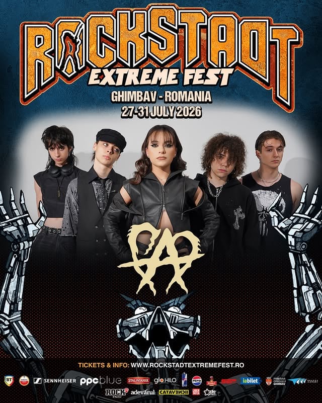 We feel the #HEAT in our bodies. We are coming at @rockstadtextremefest.official 🫀 by @alexandra.capitanescu